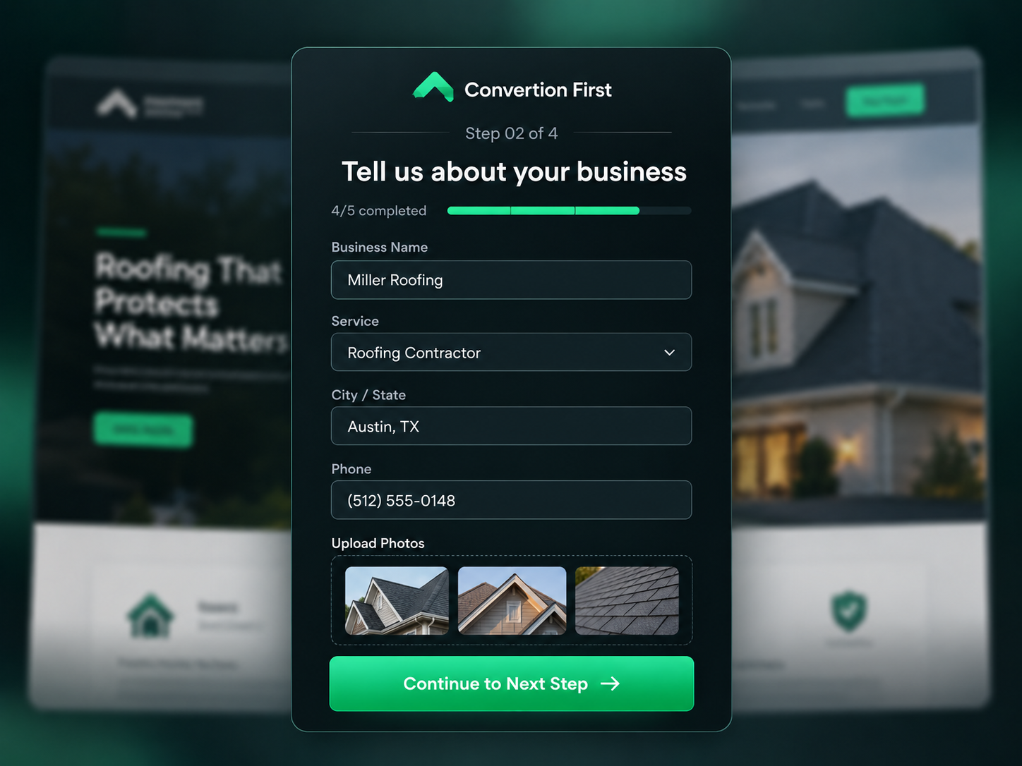 Share your business details
