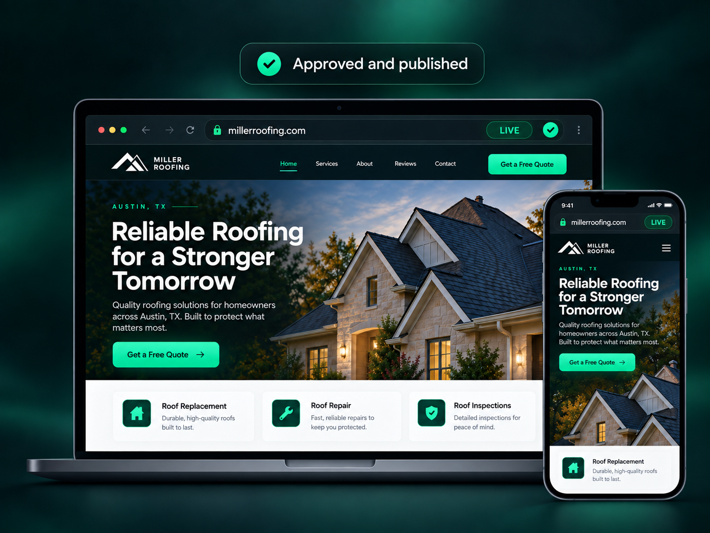 Review and launch your website